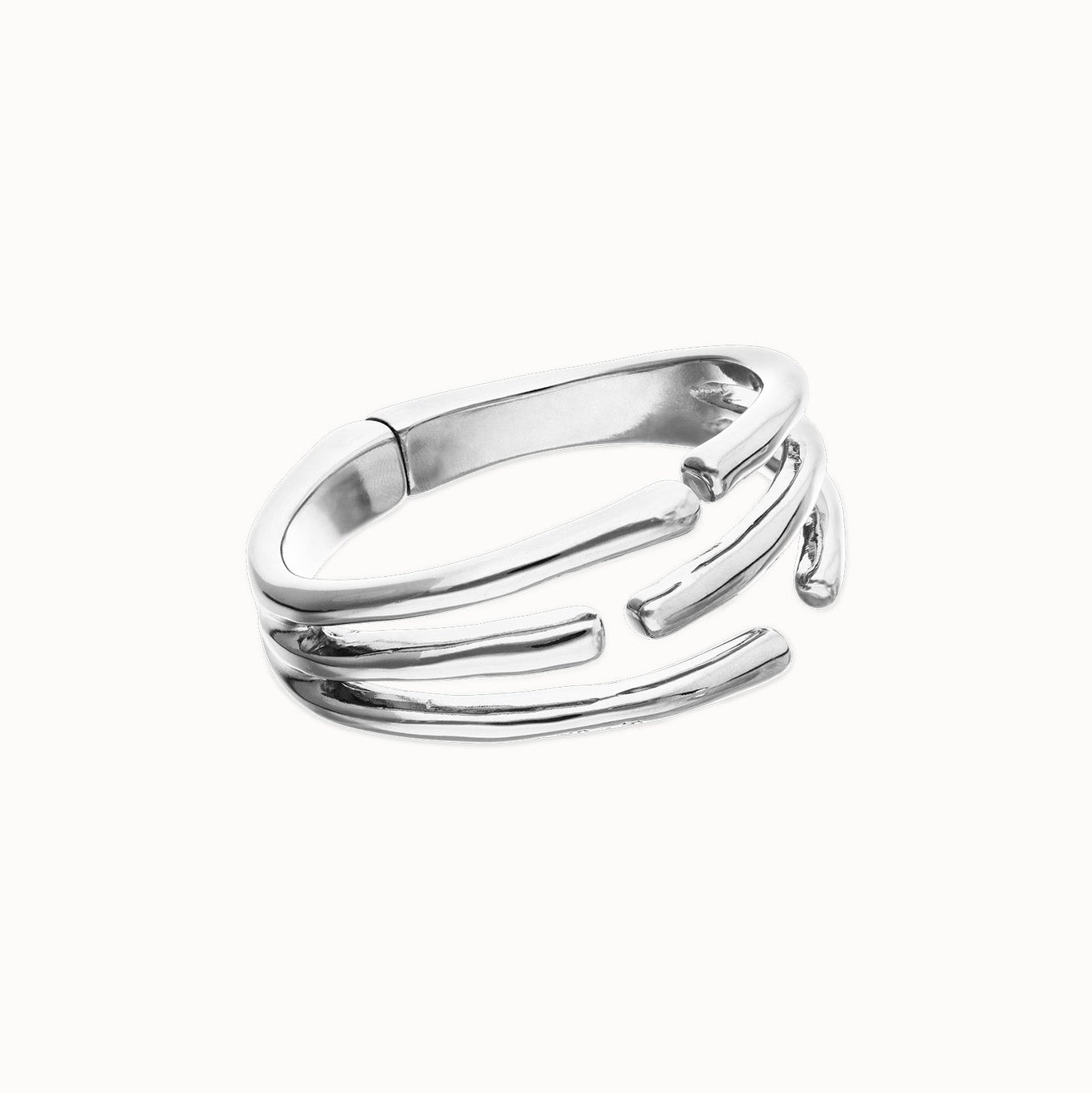 Uno de 50 Intertwined Organic Shaped Bangle