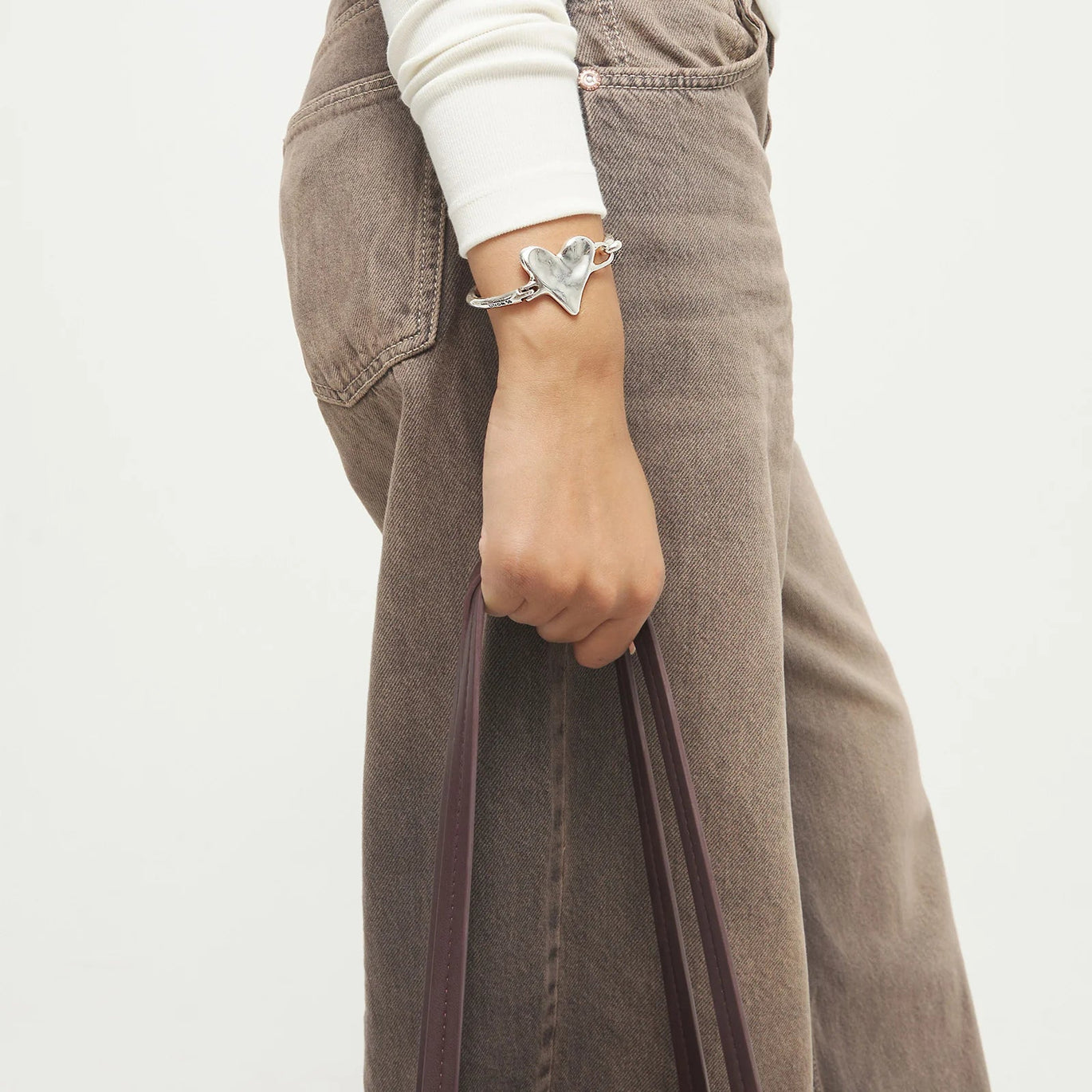 Uno de 50 Heart Bangle