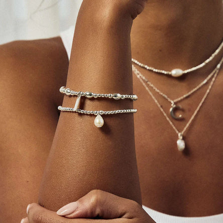 Chlobo Cute Charm Pearl Drop Bracelet