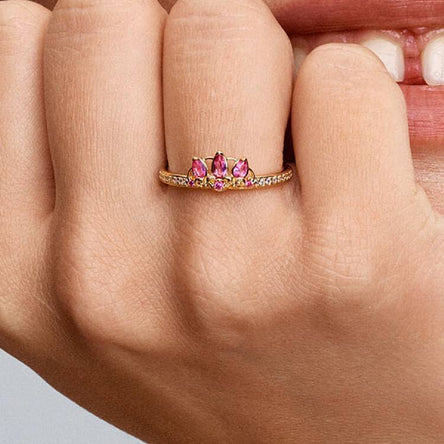 Pandora Disney Princess Rapunzel Tiara Ring