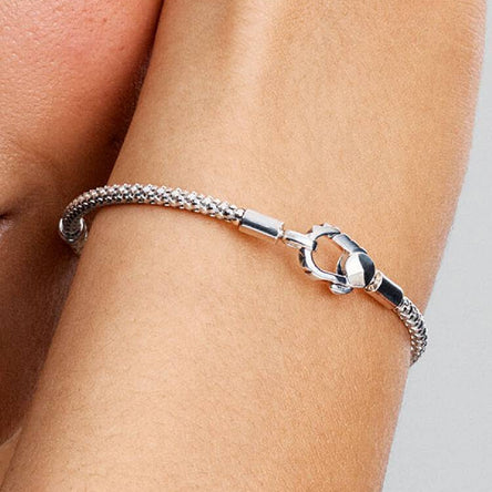 Pandora Studded Clasp & Chain Bracelet