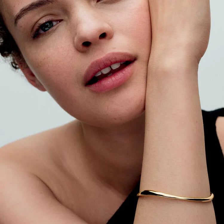 Pandora Organically Shaped Bangle