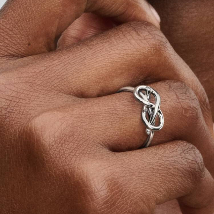 Pandora Infinity Knot Ring