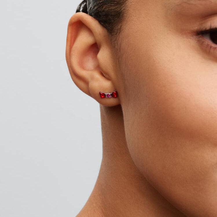 Pandora Disney Snow White Bow Stud Earrings
