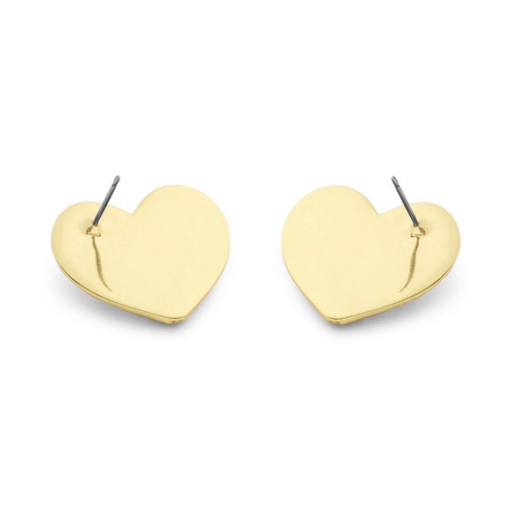 COACH C Textured Hearts Statement Earrings
