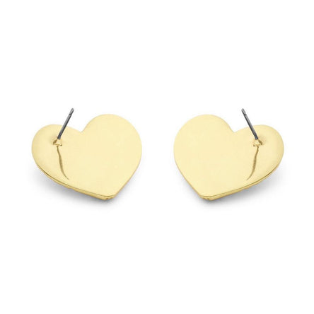 COACH C Textured Hearts Statement Earrings