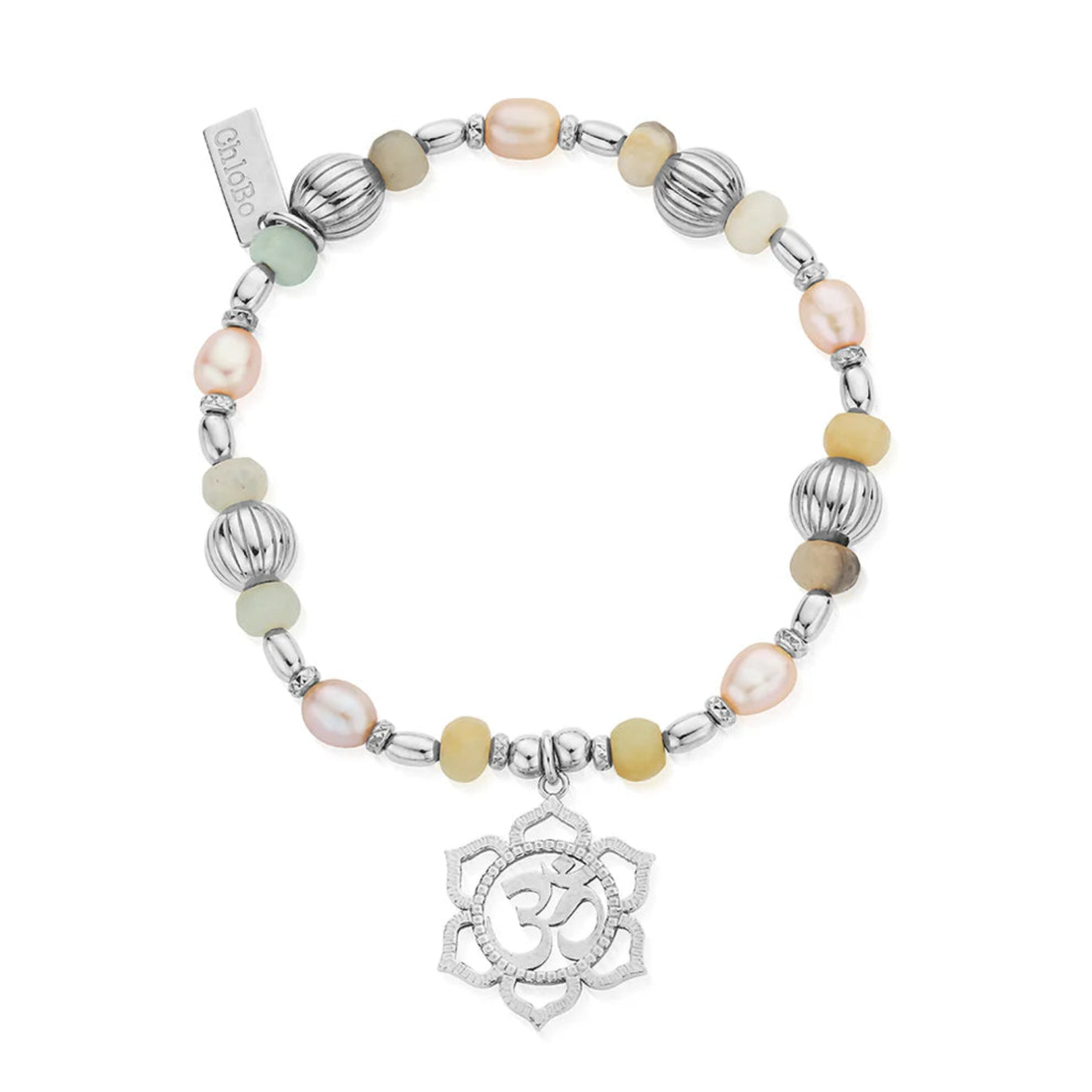 Chlobo Silver Divine Lotus Bracelet