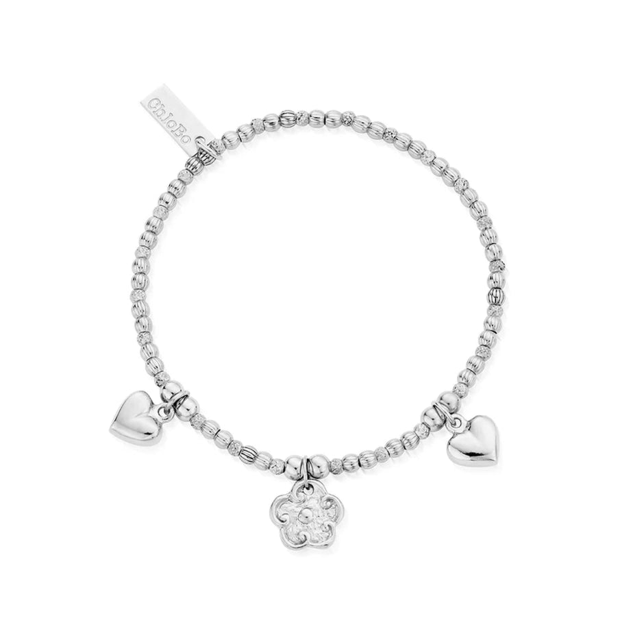 Chlobo Silver Blossoms of Grace Bracelet
