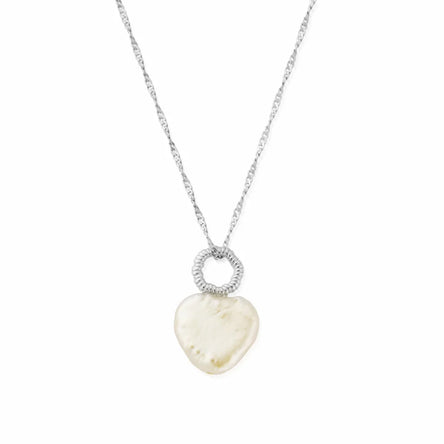 Chlobo Tiny Twisted Rope Chain Lucky Pearl Necklace
