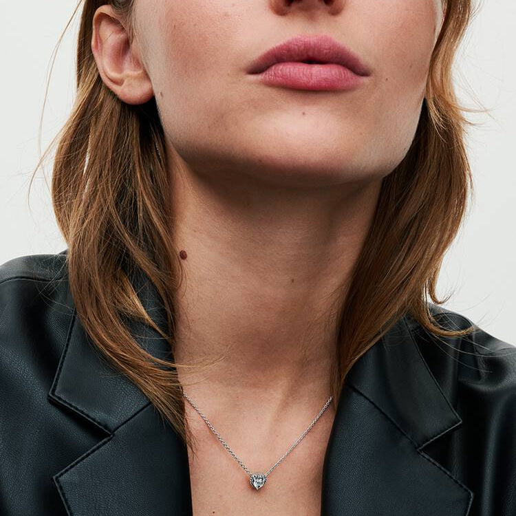 Pandora Elevated Heart Necklace
