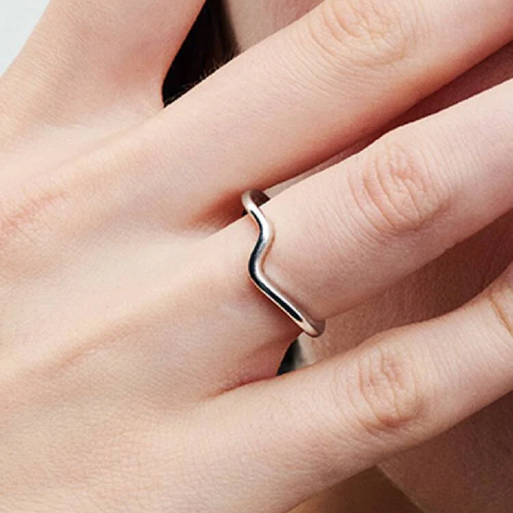 Pandora Polished Wave Ring