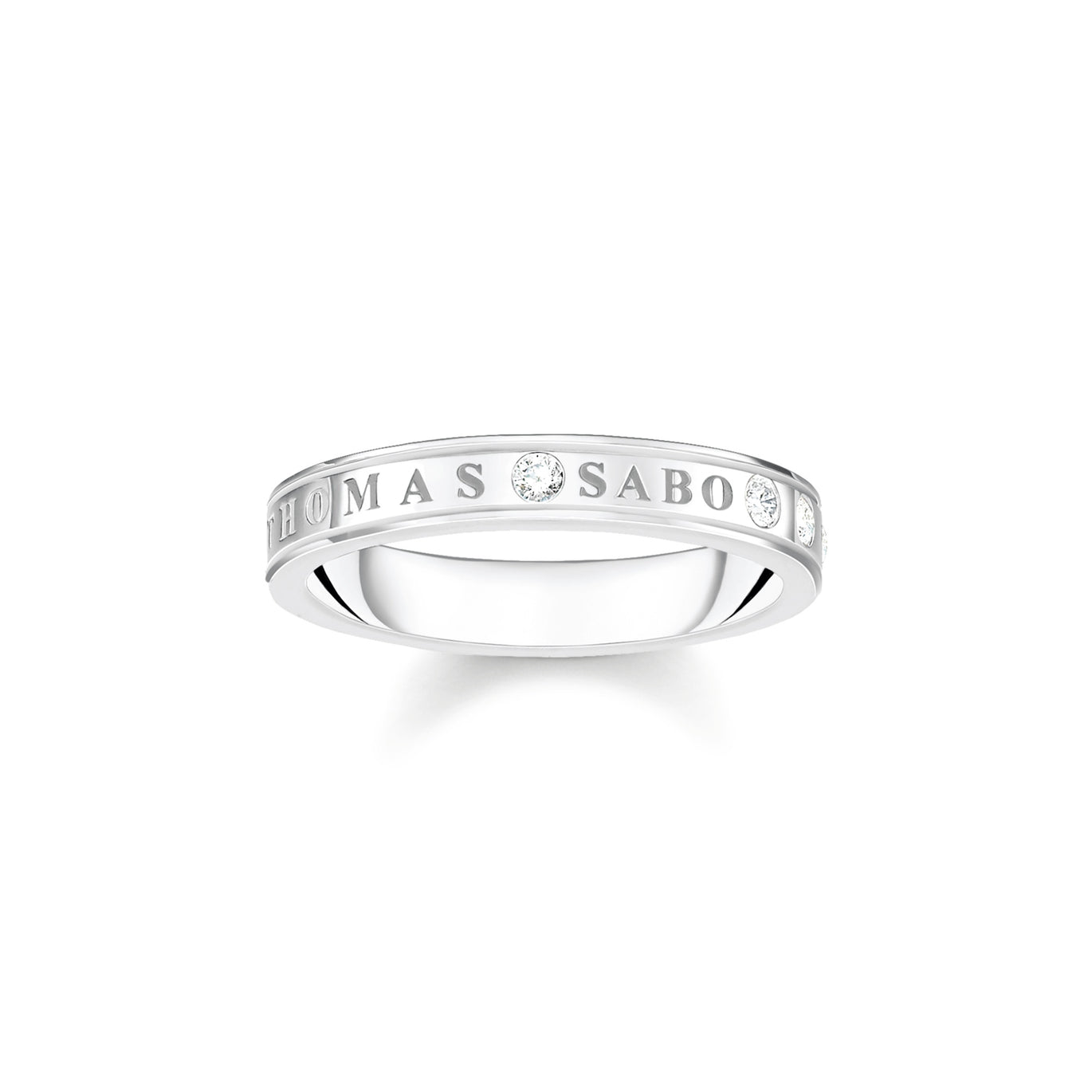 Thomas Sabo Silver Ring with White Stones