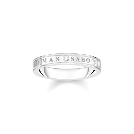 Thomas Sabo Silver Ring with White Stones