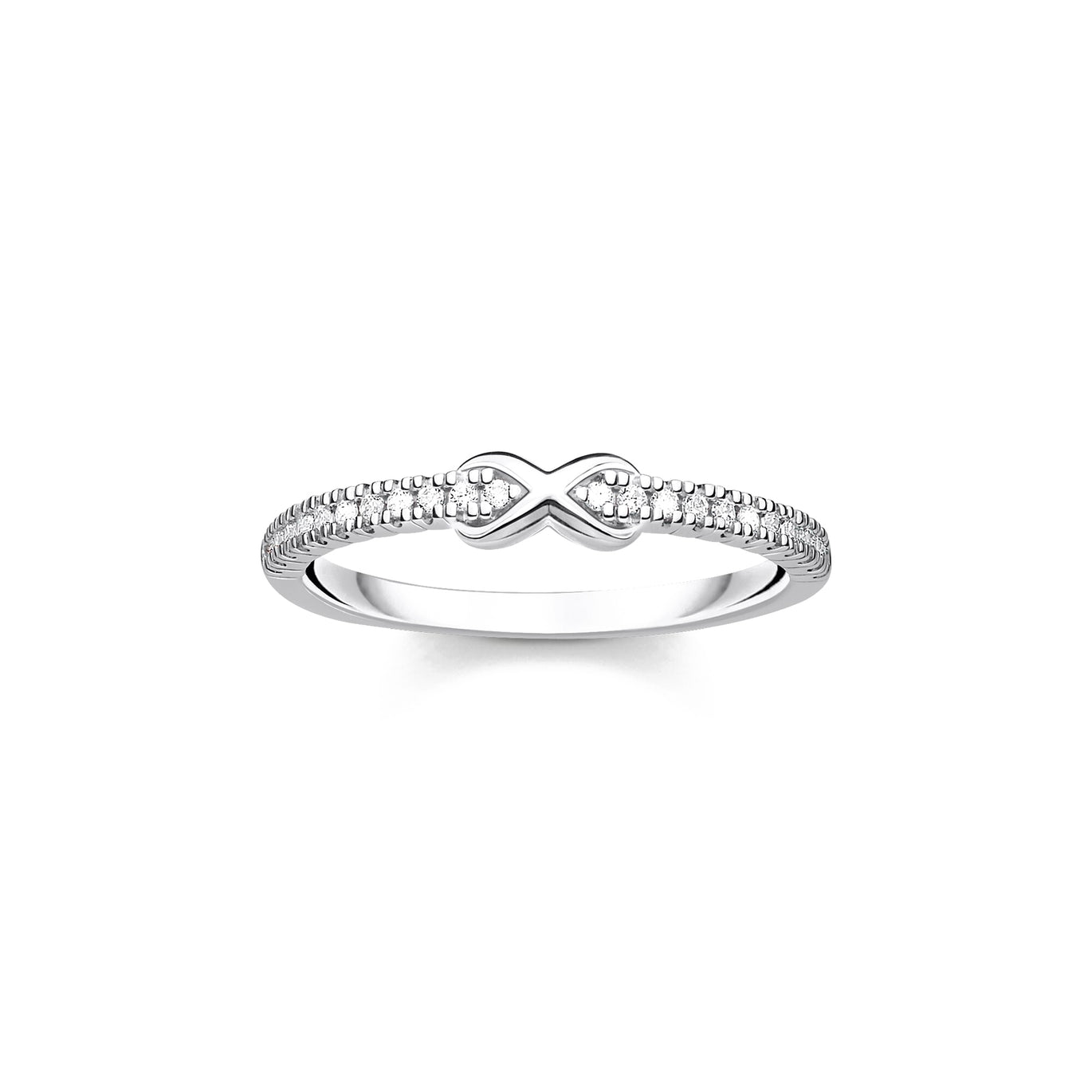 Thomas Sabo Ring Infinity With White Stones Silver
