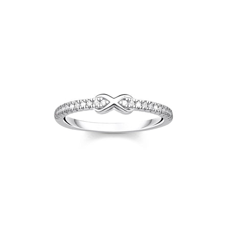 Thomas Sabo Ring Infinity With White Stones Silver