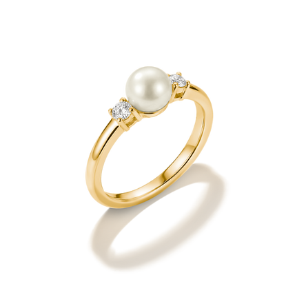 Thomas Sabo Gold Plated Pearl Ring
