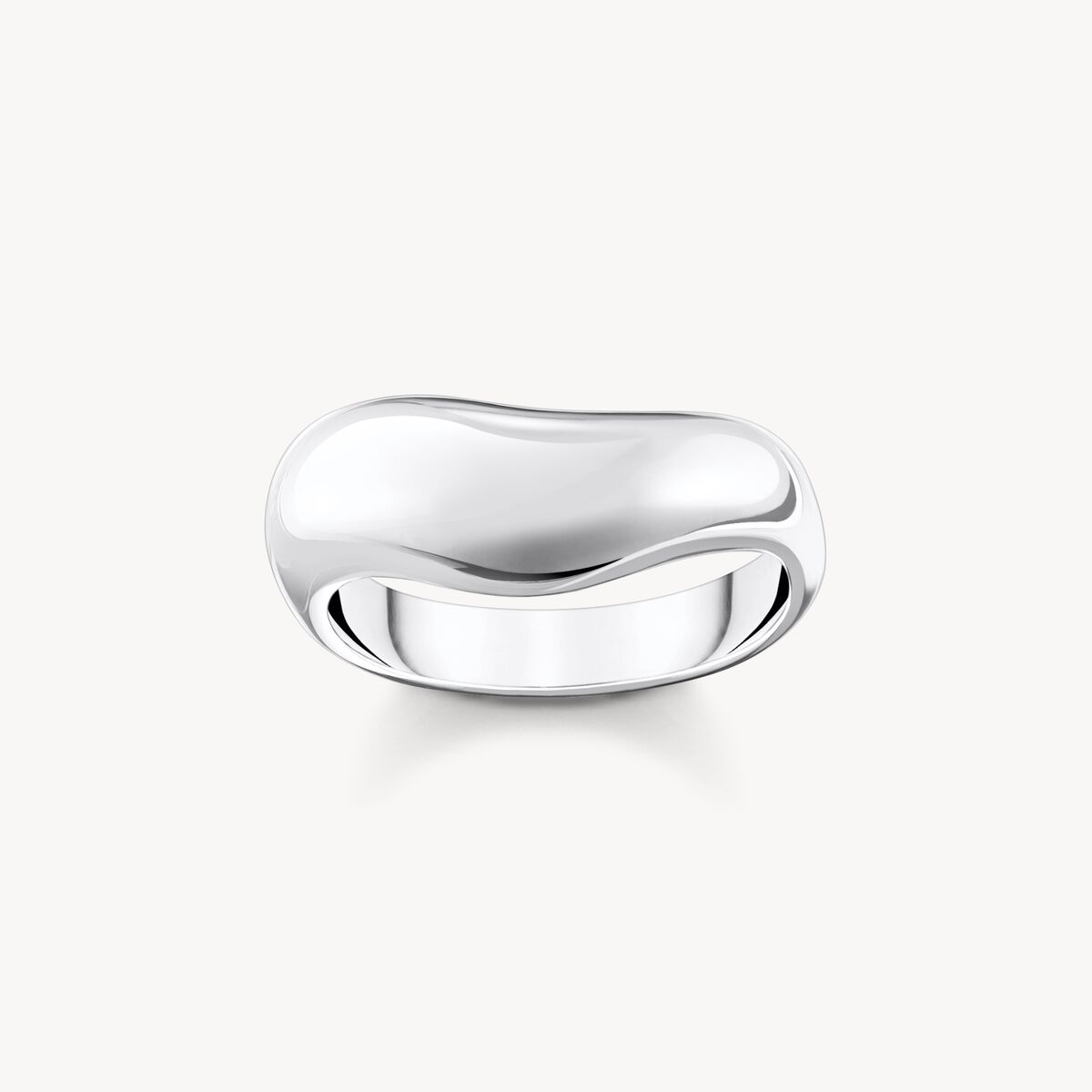 Thomas Sabo Silver Ring In Organic Shape