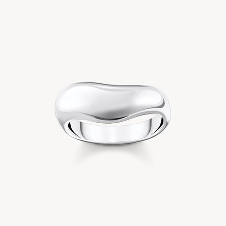 Thomas Sabo Silver Ring In Organic Shape