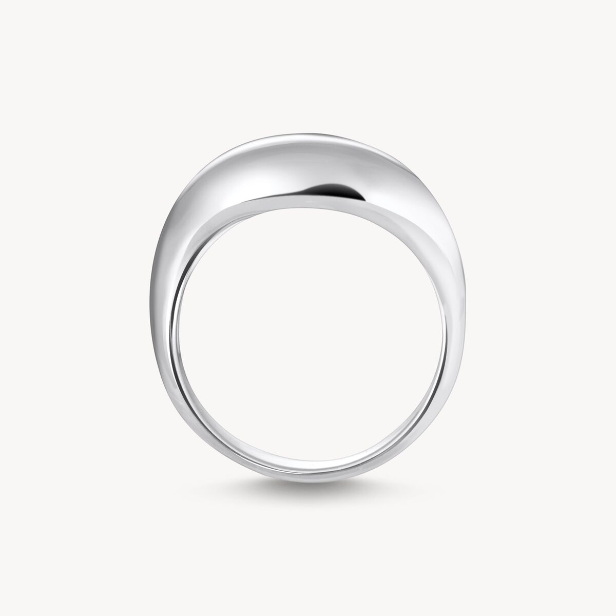 Thomas Sabo Silver Ring In Organic Shape