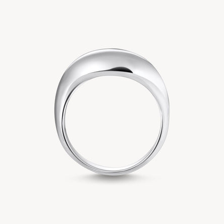 Thomas Sabo Silver Ring In Organic Shape