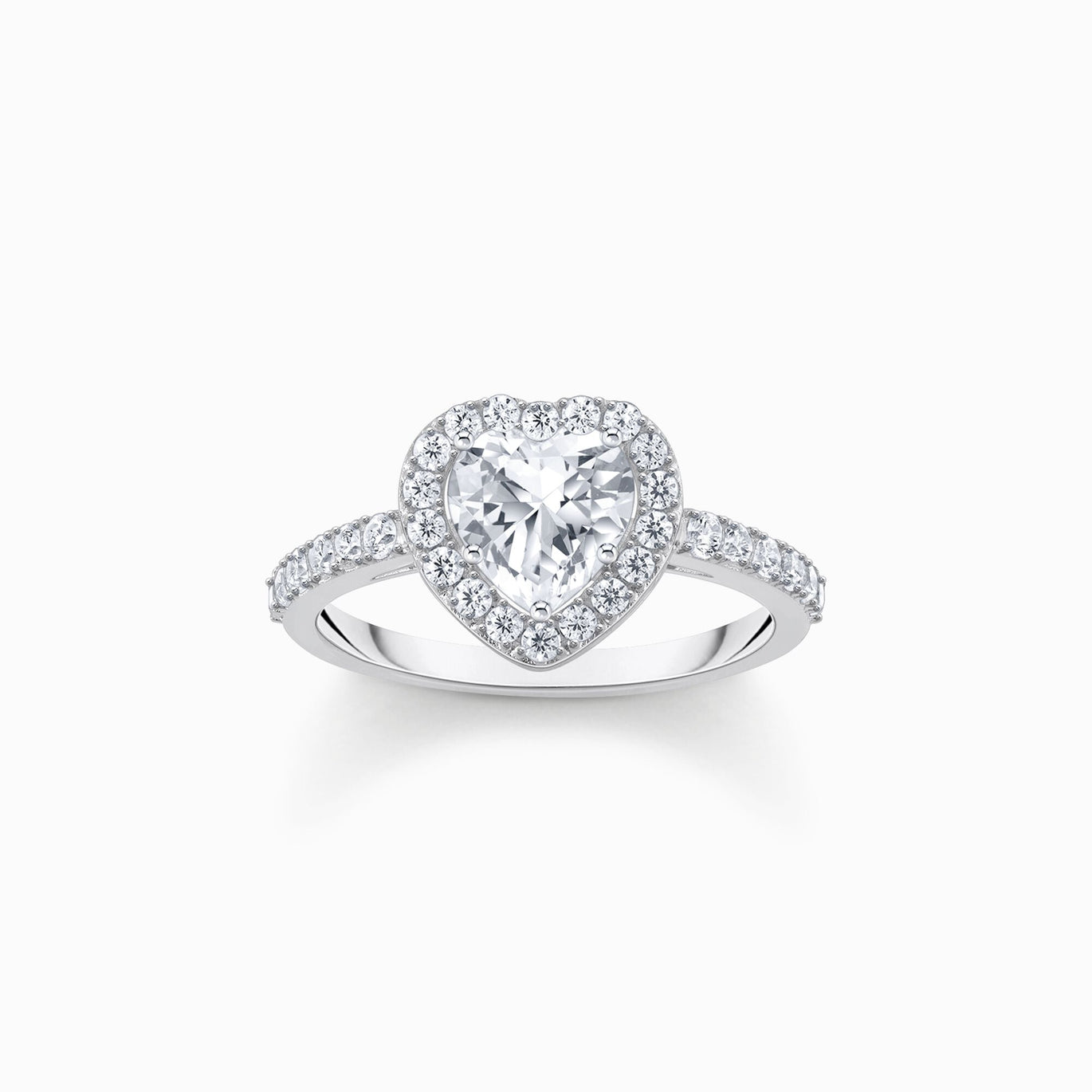 Thomas Sabo CZ Heart Ring