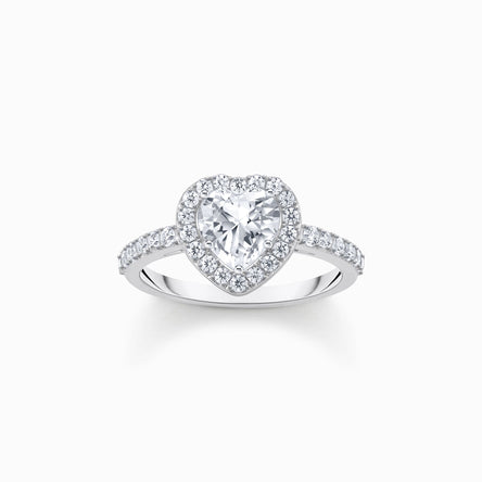 Thomas Sabo CZ Heart Ring