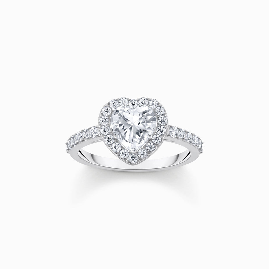 Thomas Sabo CZ Heart Ring
