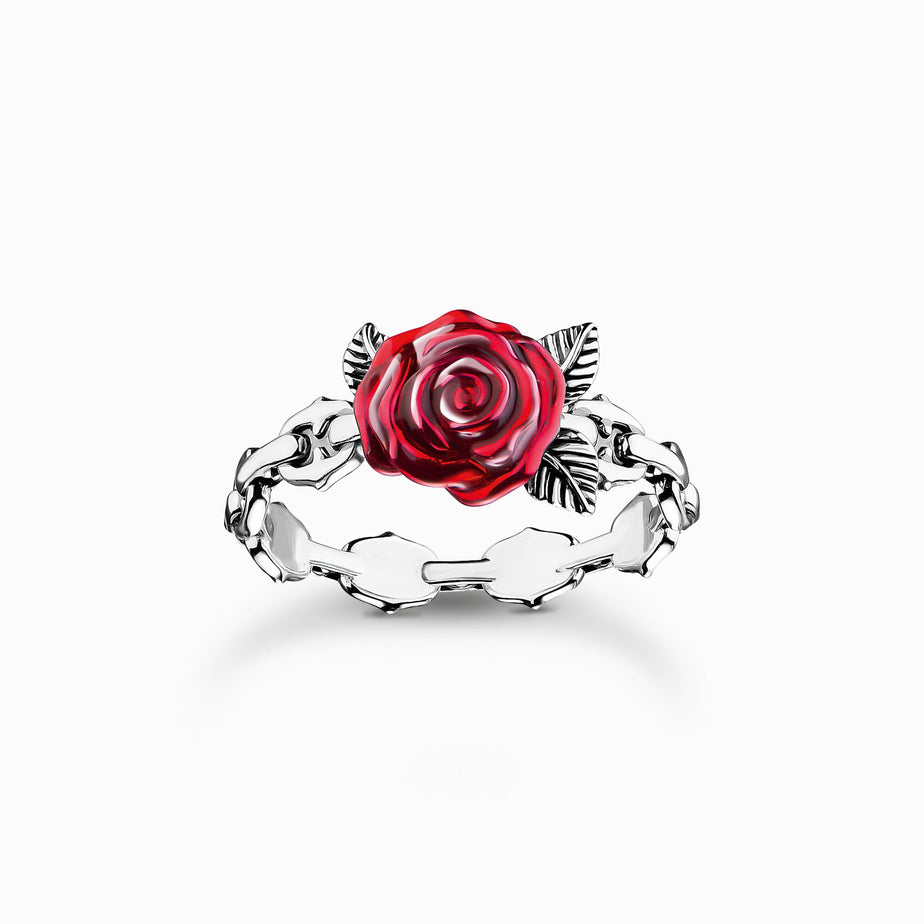 Thomas Sabo Silver Rose Ring
