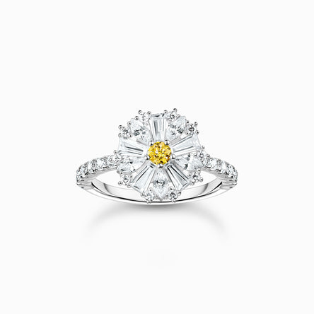 Thomas Sabo Silver Lovely Daisy cocktail ring