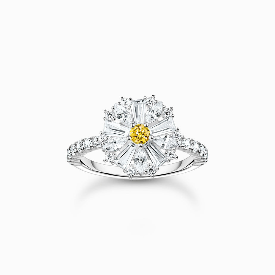 Thomas Sabo Silver Lovely Daisy cocktail ring