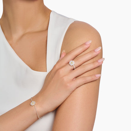 Thomas Sabo Silver Lovely Daisy cocktail ring