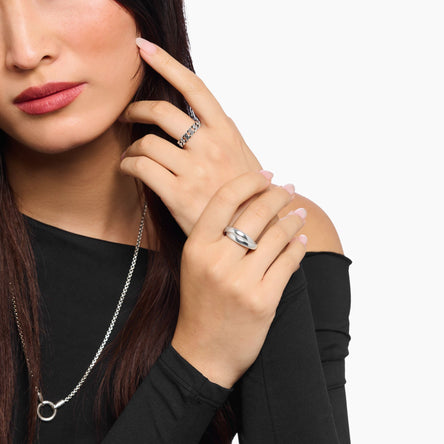 Thomas Sabo Silver Ring with Chain Links