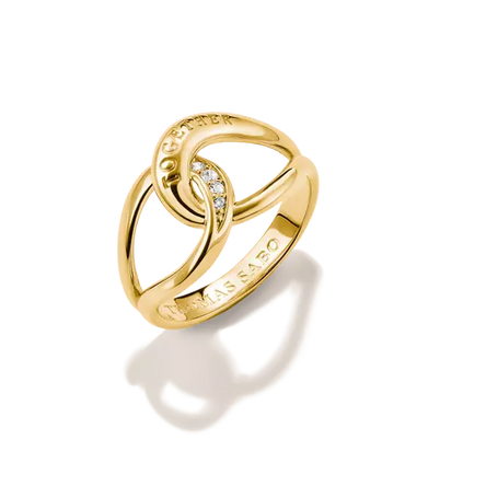 Thomas Sabo Gold Plated Together Ring