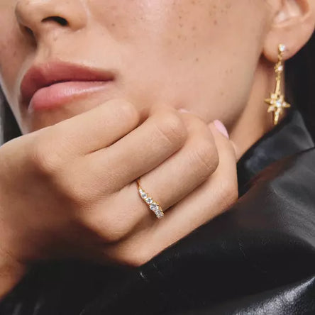 Thomas Sabo Gold Ring with Stones
