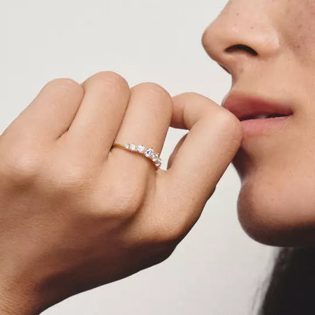 Thomas Sabo Gold Ring with Stones