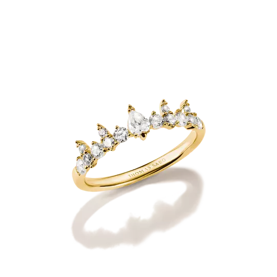 Thomas Sabo Gold Ring with Stones