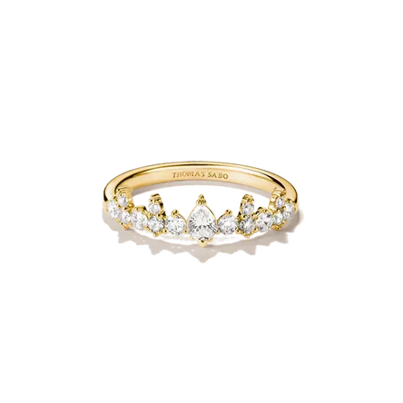 Thomas Sabo Gold Ring with Stones