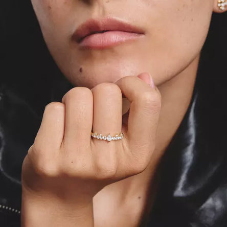 Thomas Sabo Gold Ring with Stones