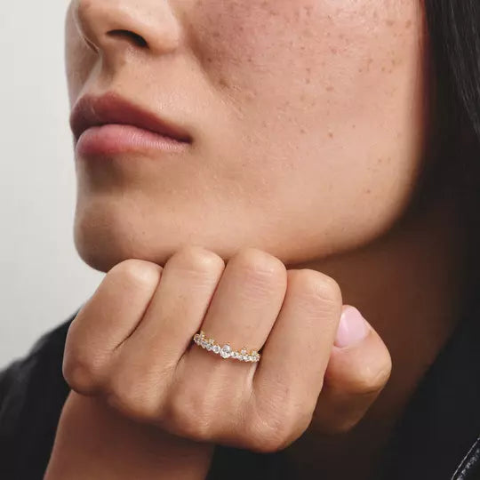 Thomas Sabo Gold Ring with Stones