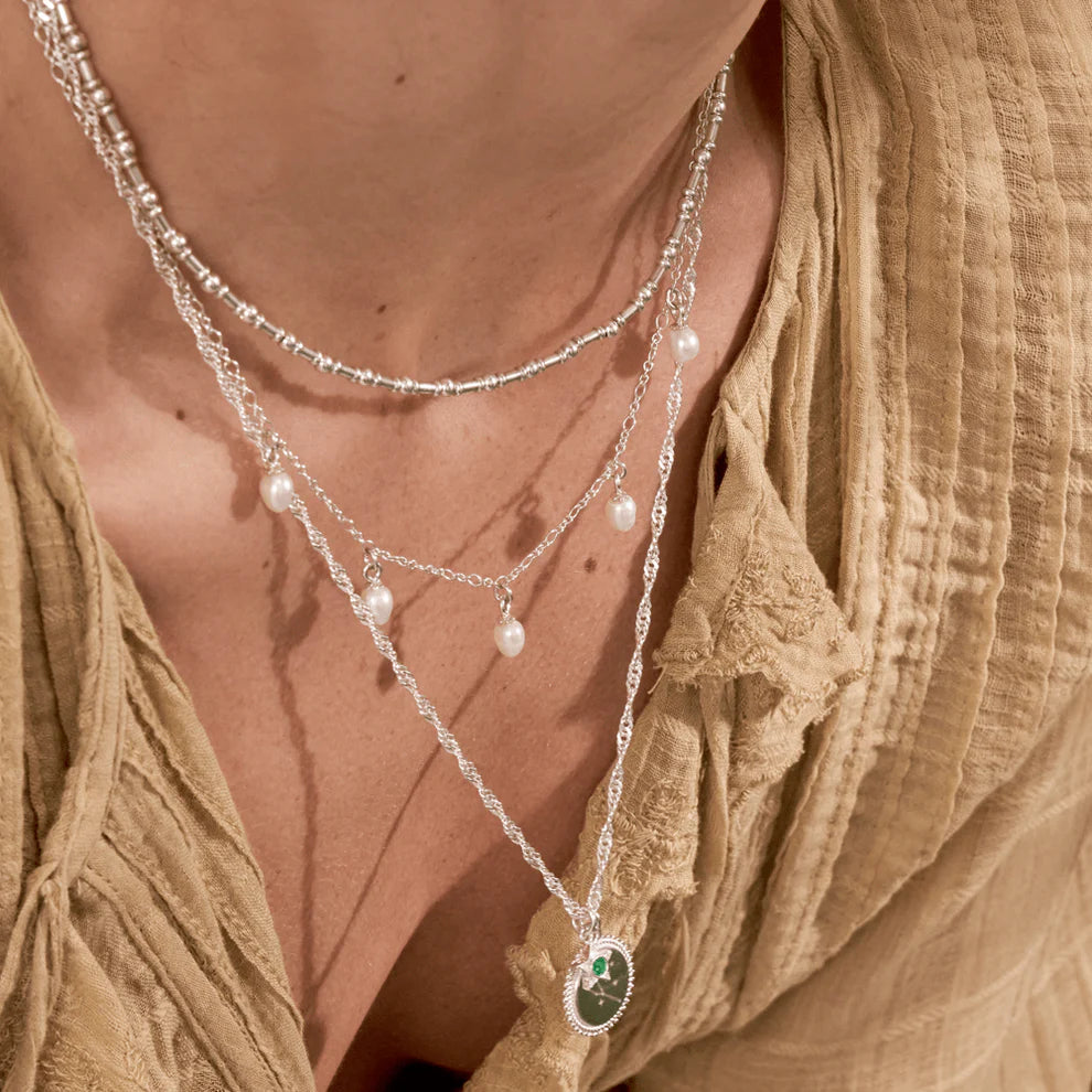 Chlobo Ethereal Multi Pearl Drop Necklace