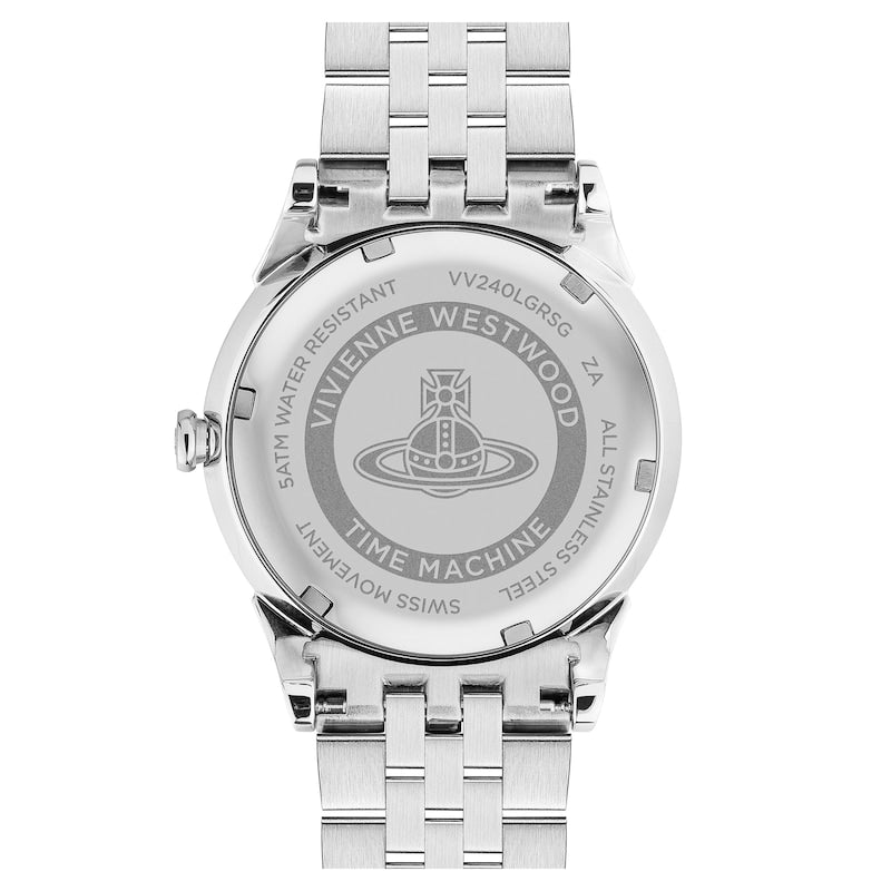 Vivienne Westwood Seymour Blue Face Ladies Two Tone Bracelet Watch