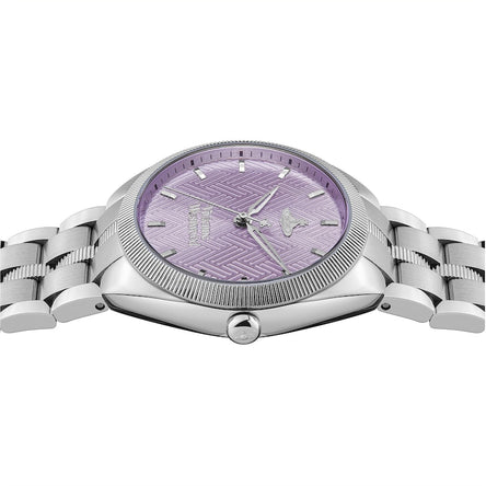 Vivienne Westwood The Mews Purple Dial Stainless Steel Bracelet Ladies Watch