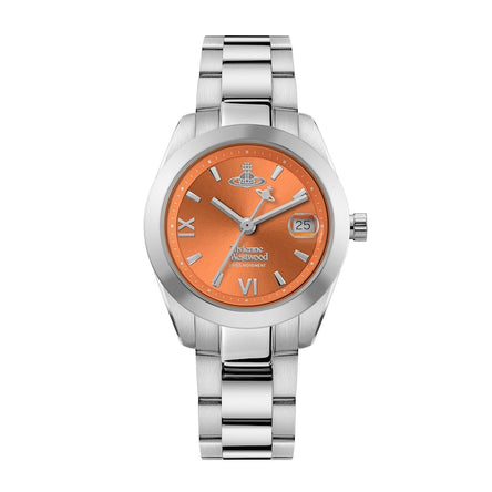 Vivienne Westwood Orange/Silver Fenchurch Watch