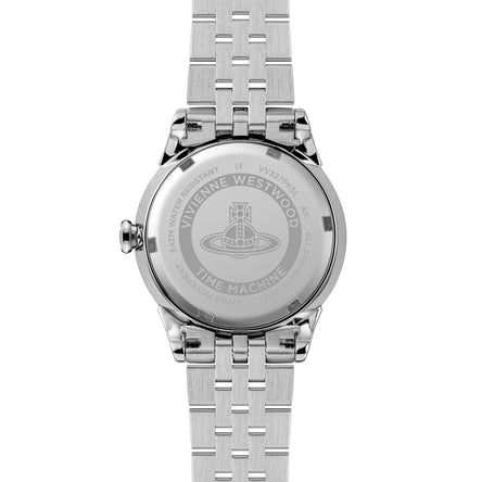 Vivienne Westwood Little Wallace Silver Tone Pink Face Watch