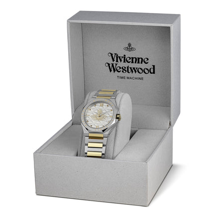 Vivienne Westwood The Aldgate Stainless Steel and Yellow Gold Tone Watch
