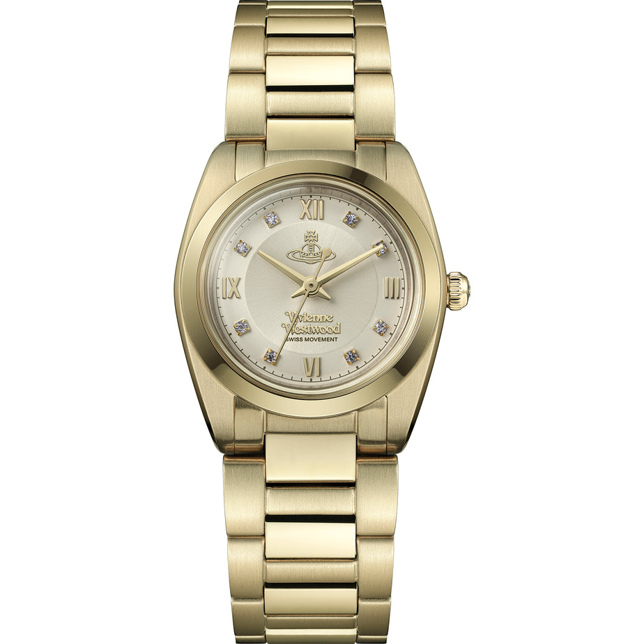 Vivienne Westwood The Tavistock Yellow Gold Tone Ladies Watch