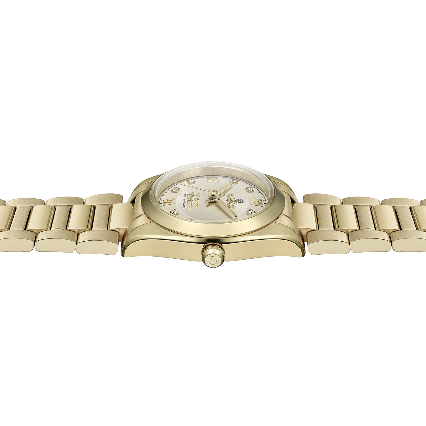 Vivienne Westwood The Tavistock Yellow Gold Tone Ladies Watch