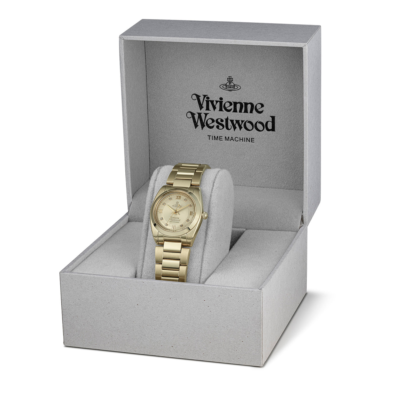Vivienne Westwood The Tavistock Yellow Gold Tone Ladies Watch