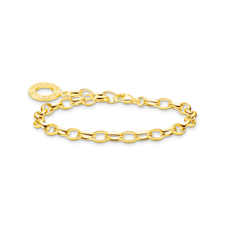 Thomas Sabo Gold Plated Charm Bracelet