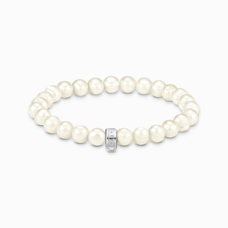 Thomas Sabo Freshwater Cultured Pearl Charm Bracelet